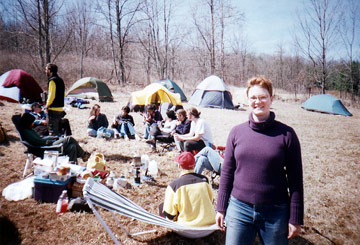 Becky at camp